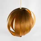 Mid Century Modern - Moon Lamp - Verner Panton Stijl - Teak - 60'S thumbnail 4