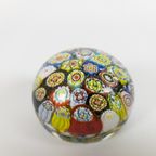 Murano - Milifiori - Seguso - Italie - Venezia- Paperweight - Designglas - 80'S thumbnail 2