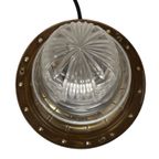 Art Deco/Early 30’S - Ceiling Mounted Lamp With Crystal Shade - Brass Base And Ceramic Socket thumbnail 10