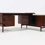 Rosewood Executive Desk Model 209 By Arne Vodder For Sibast 1955 thumbnail 3