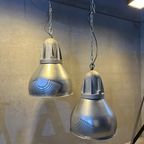 2x Vintage Hanglampen Schréder thumbnail 4
