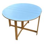 Vintage Ronde Scandinavische Opklapbare Eettafel Design thumbnail 10