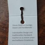 Een Schitterende Glazen Kerstbal “Kleurrijke Vis”, Turquoise thumbnail 4