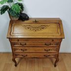 Brocante Queen Ann Secretaire, Ladekast, Landelijk Bureau thumbnail 3