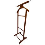 Vintage Italian Made - Dressboy / Valet Stand - Mounted On Four Wheels And Easily Disassembled thumbnail 8