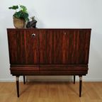 Vintage Mid Century Highboard, Barkast, Wandmeubel, Wandkast thumbnail 2