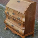 Barok Klep Secretaire Met Opknapwerk thumbnail 4