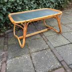 Rotan Bamboe Vintage Salontafel Wolkglas thumbnail 7