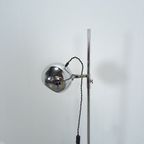 Space Age Chromen Staande Bol Lamp Vloerlamp thumbnail 4