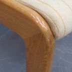 Set Van 4 Vintage Deense Stoelen Eiken thumbnail 16