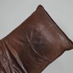 Wammes Loungestoel Van Bruin Leer Door Gerard Van Den Berg Voor Montis, Jaren 70 thumbnail 7