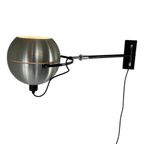 Dijkstra - Space Age Design Wall Pendant - Aluminium Globe On A Swiveling, Telescopic Arm thumbnail 8