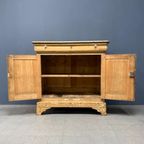 Sleetse Brocante Beige Commode Kast thumbnail 12