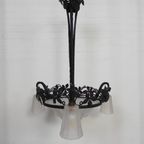 Art Deco Hanglamp Muller Freres Luneville Jaren 30 thumbnail 6