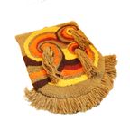 Vintage Wollen Wandkleed In Retro Kleuren, Jaren '60/'70 thumbnail 3