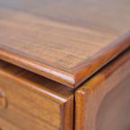 Arne Vodder, G.V. Møbler Vintage Jaren 60 Deens Bureau Teak thumbnail 9