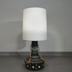 German Ceramic Vase Lamp / Rope Oversized Floor Lamp thumbnail 18