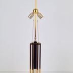 Vintage Tafellamp Willy Daro Regency Messing Chroom '80 Lamp thumbnail 10
