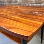 Vintage Hoogglanzende Houten Cocktailtafel, Salontafel Jaren 60, Mid Century Bijzettafel. thumbnail 15