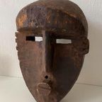 Afrikaans Houten Masker Van 35 Cm thumbnail 4