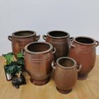 Aardewerk Antiek Keulse Pot, Plantenbak, Bloempot. 007 thumbnail 11