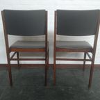 2x Teak Eetkamerstoelen thumbnail 4