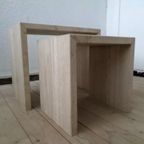 Italy Travertine Nest Tables 70 'S thumbnail 17
