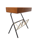 Vintage Bijzettafel Met Lectuurhouder thumbnail 2