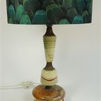 Vintage Lampvoet, Onyx, Goud/Bronskleurige Accenten thumbnail 2