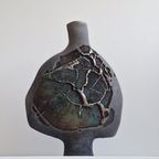Raku Ceramic Vase Designed By André Sas thumbnail 9