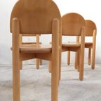 Set Of Six Chairs Solid Beechwood By Rainer Daumiller For Hirtshals, 1970S thumbnail 5