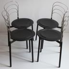 Postmodern Dining Chairs By Giuseppe Raimondi For Tetide 1987, Set Of Four. thumbnail 8