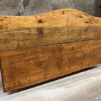 Brocante Houten Xl Ladekast / Buikkast thumbnail 16