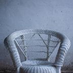 3 Seater +2X1Seater White Rotan Club Chairs thumbnail 18