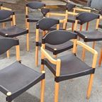 12 X Vintage Strax Stoelen, Hartmut Lohmeyer Voor Casala. thumbnail 15