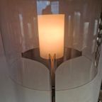 Italiaanse Design Vloerlamp Met Glazen Kap En Diffuser. thumbnail 7