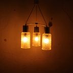 Mid-Century Kroonluchter Glas thumbnail 9