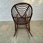 Vintage Schommelstoel Manou Rotan - Donkerbruin thumbnail 2