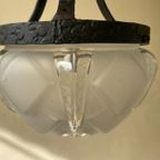 Lamp Hanglamp Art Deco 1930  Frans thumbnail 3