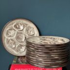Robuust Vintage Frans Oesterbord Voor 6 Oesters thumbnail 5