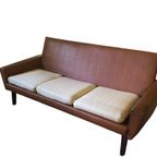 Vintage Bank Jaren '60, Driezits Bank Sixties, Sofa thumbnail 2