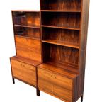 Vintage Wandmeubel Boekenkast Palissander Jaren 70 Design thumbnail 15