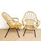 3 X Vintage Rohe Noordwolde Rotan Rieten Stoelen thumbnail 6