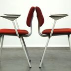 Set Van 2 Vintage Design Stoelen Van Friso Kramer Voor Ahrend De Cirkel Eind Jaren ’60 thumbnail 5