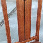 Set Van 3 Art Deco Amsterdamse School Eetkamerstoelen thumbnail 8