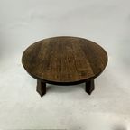 Brutalist Solid Wooden Coffee Table , 1970’S thumbnail 22