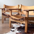 Three Spanish Chairs By Børge Mogensen For Fredericia, 1970'S thumbnail 7