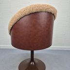 Krukje Met Lage Rugleuning. Vintage Stoeltje Tulp Model. thumbnail 9