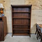 F De Puydt Antieke Boekenkast Volhout Vintage Kast thumbnail 7