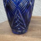 Kristallen Vaas In Saffie Blauw thumbnail 4